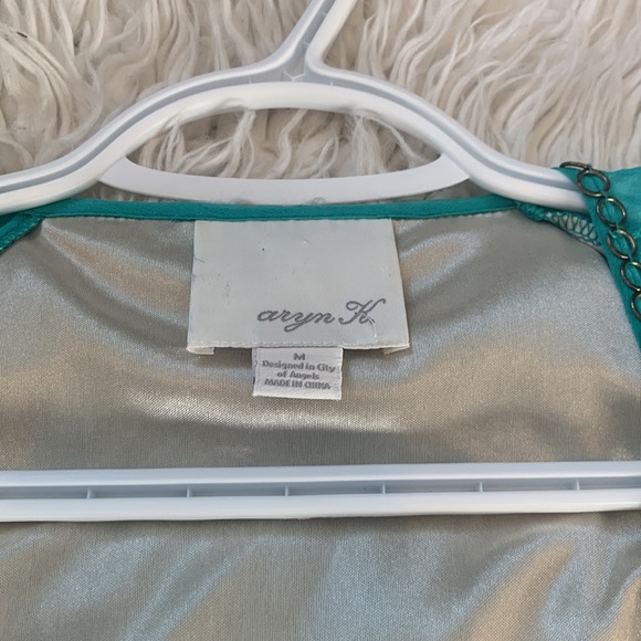 Aryn K Silk Blouse M - Picture 2 of 5